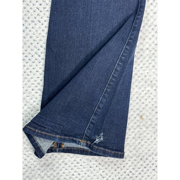 Frame Denim Jeans Womens 28 Blue Dark Wash Le High Flare Pants Sutherland - Picture 5 of 15